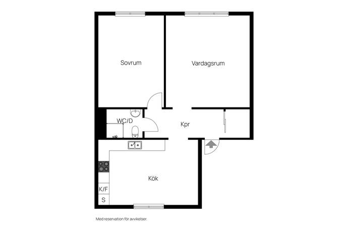2 rum Lägenhet på Oxelgatan 16 C Fålhagen Uppsala kommun - bild 38