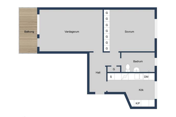 2 rum Lägenhet på Åbylundsgatan 50 Gottfridsberg Linköpings kommun - bild 32