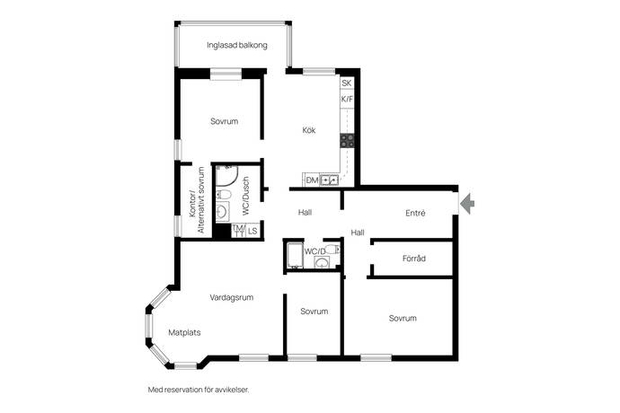 4,5 rum lägenhet på Hotellgatan 28 Centrala Ljusdal, Ljusdals kommun - bild 2