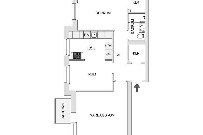 3 rum Lägenhet på Idaborgsgatan 51 Ellstorp Malmö kommun - bild 19