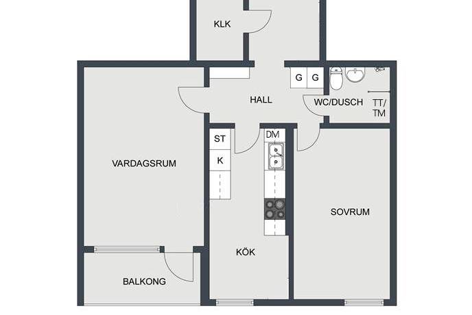 2 rum Lägenhet på Näsbydalsvägen 16, 13 tr Näsbydal Täby kommun - bild 19