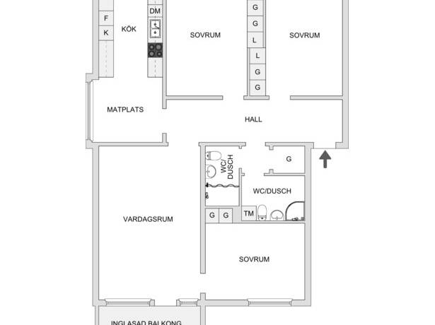 4 rum Lägenhet på Gransikagatan 8A Norrmalm Skövde kommun - bild 19