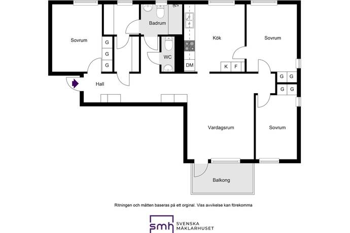 4 rum Lägenhet på Dalgången 4 1tr Bromma / Nockebyhov Stockholms kommun - bild 21