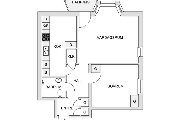 2 rum Lägenhet på Sverkersgatan 2 Aspudden Stockholms kommun - bild 27