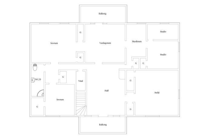 10 rum Villa på Ede 521 Offerdal Krokoms kommun - bild 42