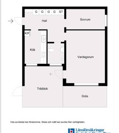 2 rum lägenhet på Oshögavägen 228 Oxie, Malmö kommun - bild 3
