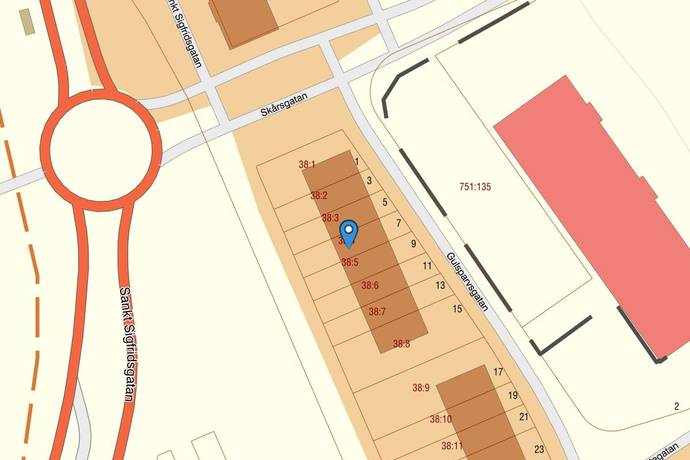 7 rum Radhus på Gulsparvsgatan 7 Örgryte / Skår Göteborgs kommun - bild 67