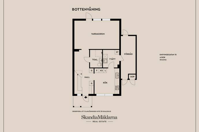 4 rum Parhus på Knivingegatan 15 Ljungsbro Linköpings kommun - bild 23