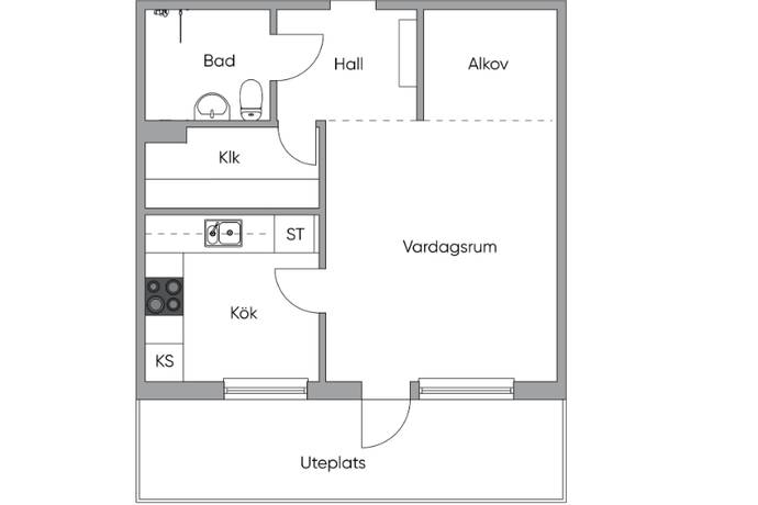 1 rum Lägenhet på Mörbylund 23 Danderyd Danderyds kommun - bild 11