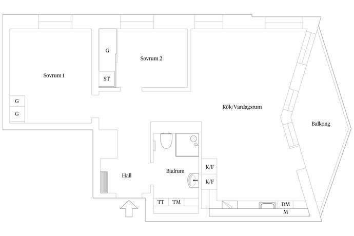 3 rum Lägenhet på Carlsgatan 35 City Malmö kommun - bild 22