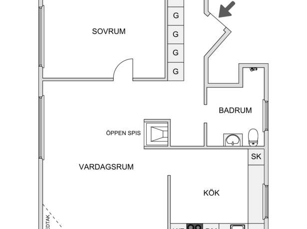 2 rum Lägenhet på Södra Kyrkogatan 25 Centrum Borås kommun - bild 17