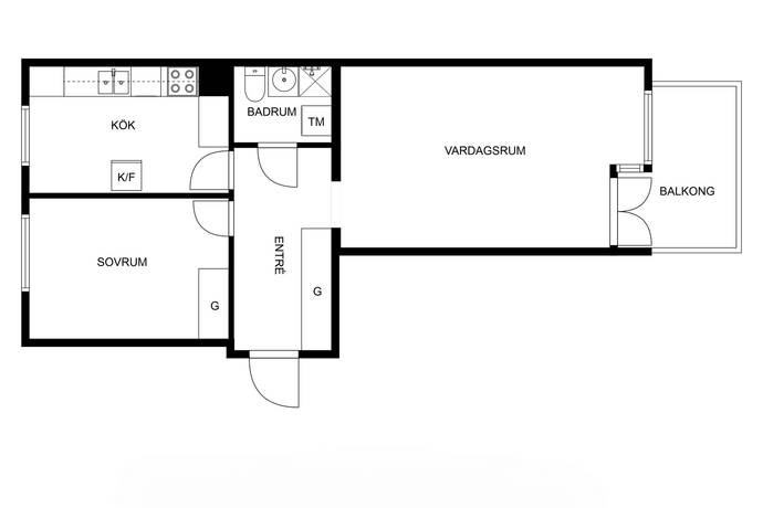 2 rum Lägenhet på Johannesbergsvägen 23 Johannesdal Västerviks kommun - bild 21