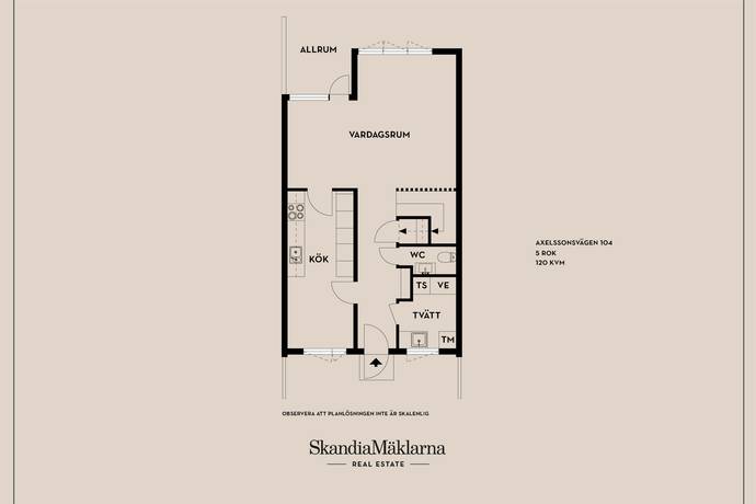 5 rum par-/kedje-/radhus på Axelssonsvägen 104 Gunnarskär, Hammarö kommun - bild 5