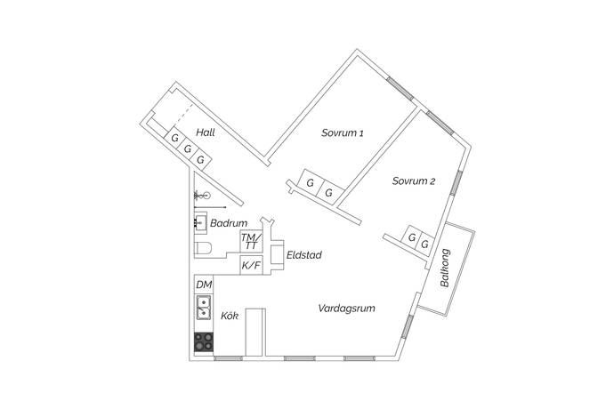 3 rum Lägenhet på Brämaregatan 1C Centrala Hisingen Göteborgs kommun - bild 61