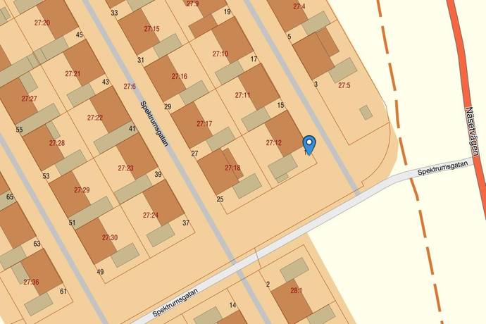 6 rum Kedjehus på Spektrumsgatan 13 Näset Göteborgs kommun - bild 37