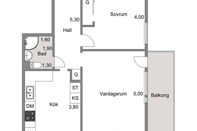 2 rum Lägenhet på Östra Storgatan 19A Hallsberg Hallsbergs kommun - bild 18