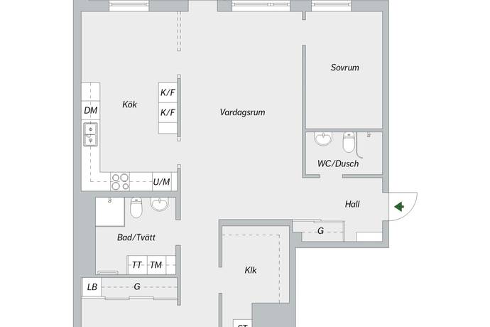 4 rum lägenhet på Ekfatsgatan 3, 1tr Liljeholmskajen, Stockholms kommun - bild 5