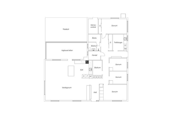 5 rum Villa på Lönsbodavägen 330-3 Vilshult Olofströms kommun - bild 15