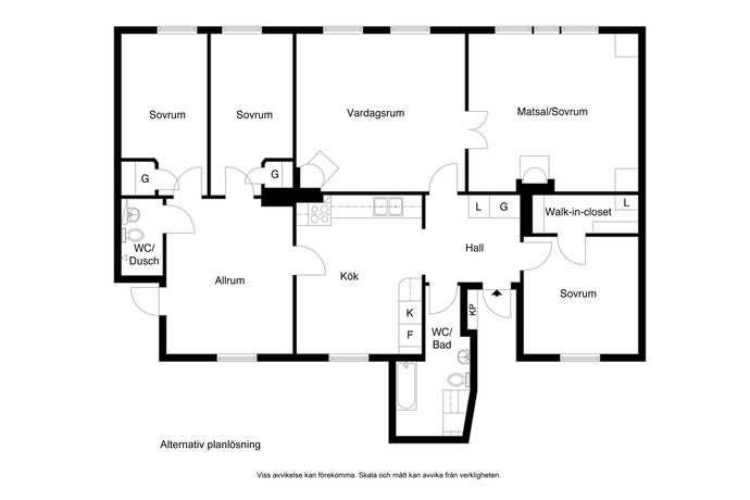 134 m² Lägenhet på Kungsgatan 13a Centralt Väster Nyköpings kommun - bild 37