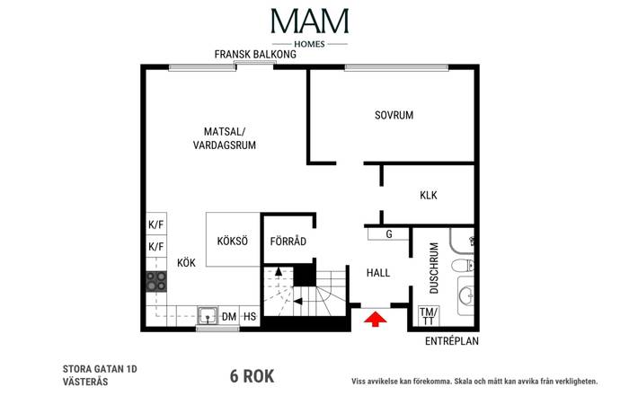 6 rum Lägenhet på Stora gatan 1D Centrum Västerås kommun - bild 38