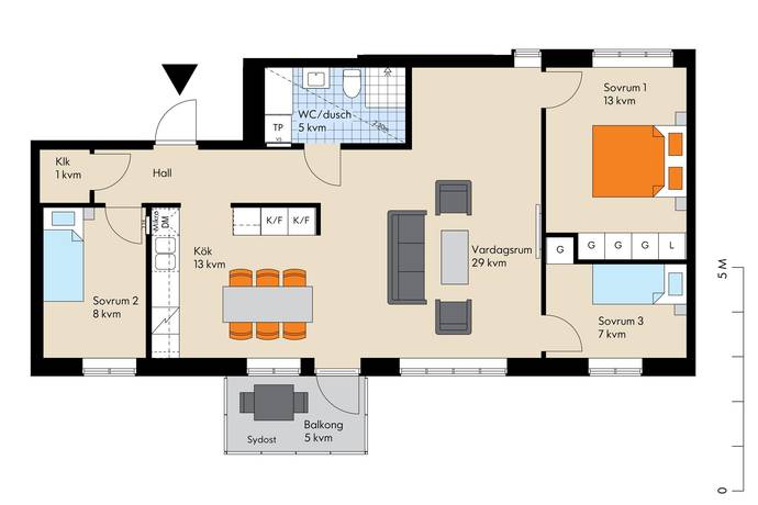 Flygfältsvägen i barkarbystaden, järfälla bostadsrättslägenhet ...