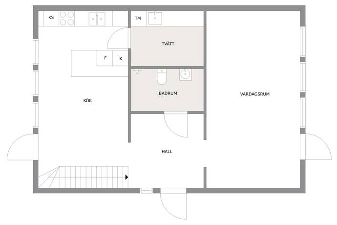 117 m² Radhus på Brunnsgatan 8 Nynäshamn Nynäshamns kommun - bild 24