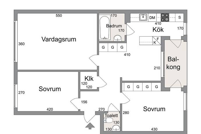 3 rum Lägenhet på Lillgårdsgatan 4 Berga Linköpings kommun - bild 17