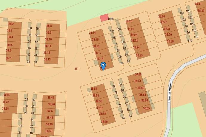 5 rum Radhus på Hammarkroken 86 Hammarkullen Göteborgs kommun - bild 31