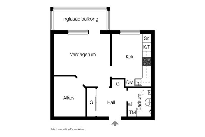 1 rum Lägenhet på Högomsvägen 12 Granlo Sundsvalls kommun - bild 22