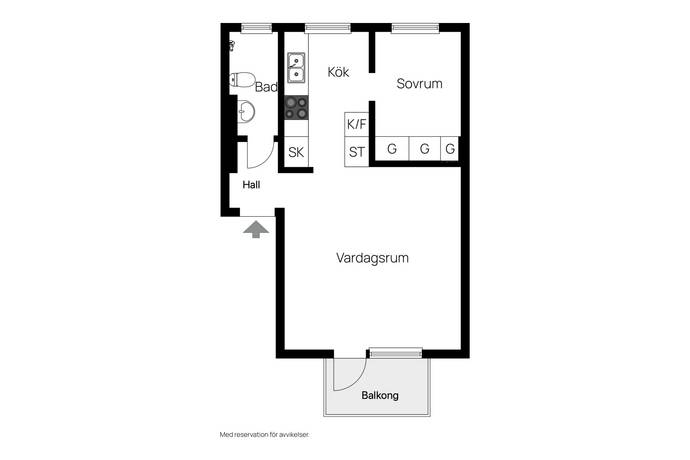 1.5 rum Lägenhet på Ängsvägen 24 A Änget Härnösands kommun - bild 16