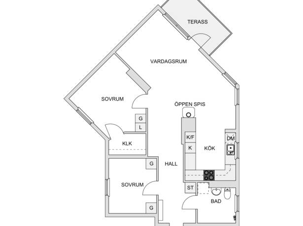 3 rum Lägenhet på Katrinebergsbacken 26 Liljeholmen Stockholms kommun - bild 36