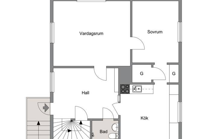 4 rum Villa på Saxvägen 20 Svartbjörsbyn Bodens kommun - bild 23
