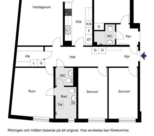 4 rum lägenhet på Lädersättravägen 107 Kallhäll, Järfälla kommun - bild 4