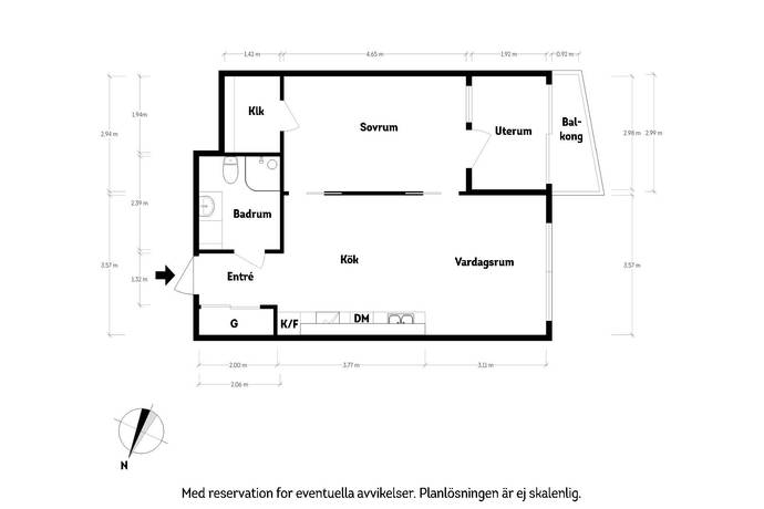 2 rum Lägenhet på Mölndalsvägen 89D Almedal Göteborgs kommun - bild 14