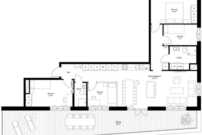 5 rum Lägenhet på Turebergs allé 4 Sollentuna kommun - bild 8
