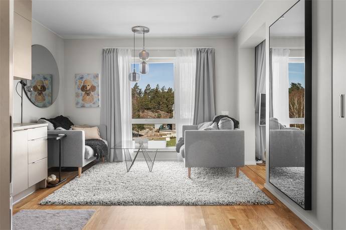 2 rum lägenhet på Hanvedens allé 37 Rikstens Friluftsstad, Botkyrka kommun - bild 1