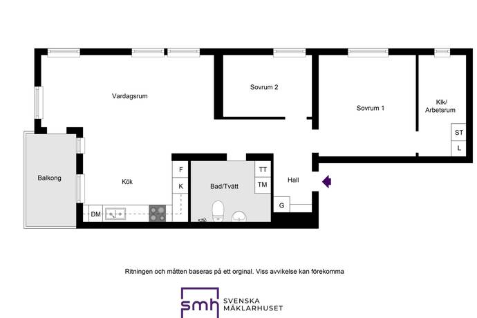 3 rum Lägenhet på Björketorpsvägen 7 Bromma / Norra Ängby Stockholms kommun - bild 22