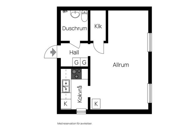 1 rum Lägenhet på Norra Kyrkogatan 39 Centrum Härnösands kommun - bild 10