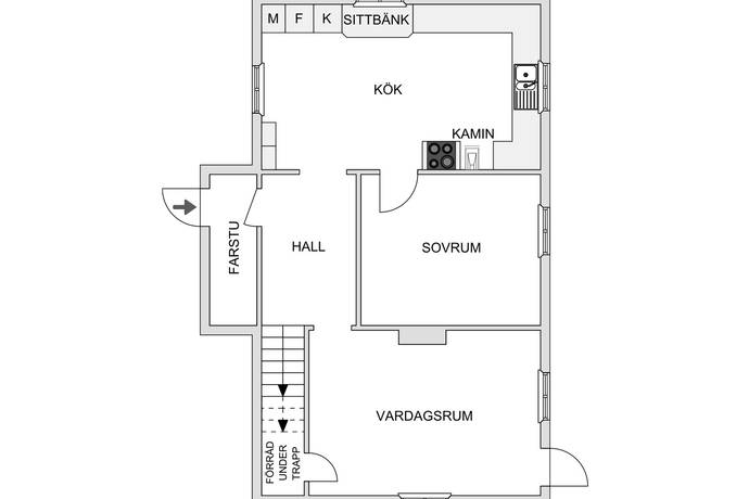 4 rum Gård/skog på Vattholma Vargdansen 216 Vattholma Uppsala kommun - bild 18