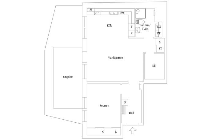 2 rum Lägenhet på Västra Älvgatan 10 Citadellskajen Malmö kommun