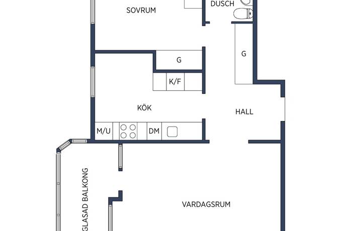 2 rum Lägenhet på Tångringsgatan 31 Hagalund Borlänge kommun - bild 25