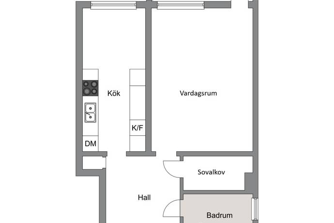 1 rum Lägenhet på Kyrkgatan 18 Centrala Boden Bodens kommun - bild 18