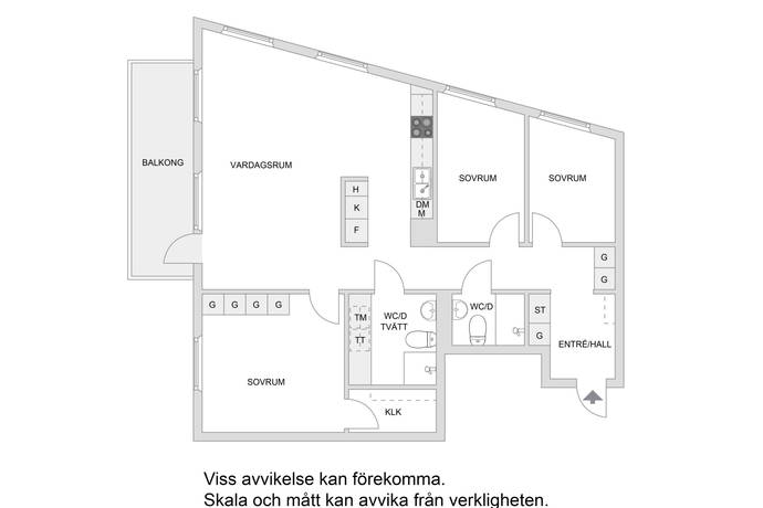 4 rum Lägenhet på Herrgårdsgatan 113 Bålsta Centralt Håbo kommun - bild 26