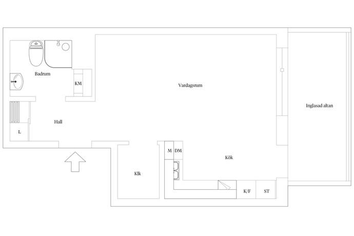 1 rum Lägenhet på Stenbocksgatan 5 Sannegårdshamnen Göteborgs kommun - bild 19