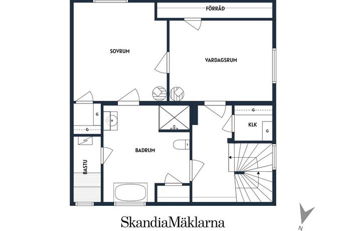 4 rum Parhus på Döbelnsgatan 10 Centrala Skara Skara kommun - bild 44