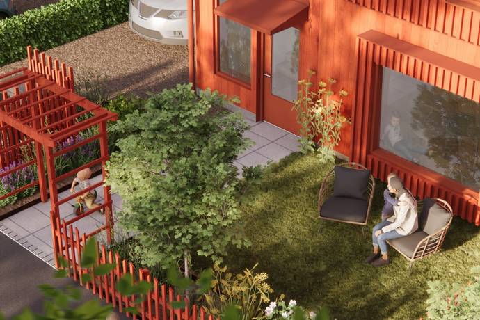 5 rum parhus på Bäckamaden 5 Gråbo, Lerums kommun - bild 3