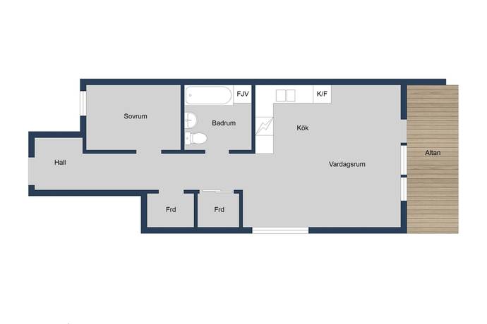 2 rum Lägenhet på Frögatan 444 Anderstorp Skellefteå kommun - bild 17
