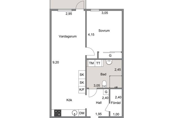 2 rum Lägenhet på Husmansgatan 8B Glasberga Sjöstad Södertälje kommun - bild 15