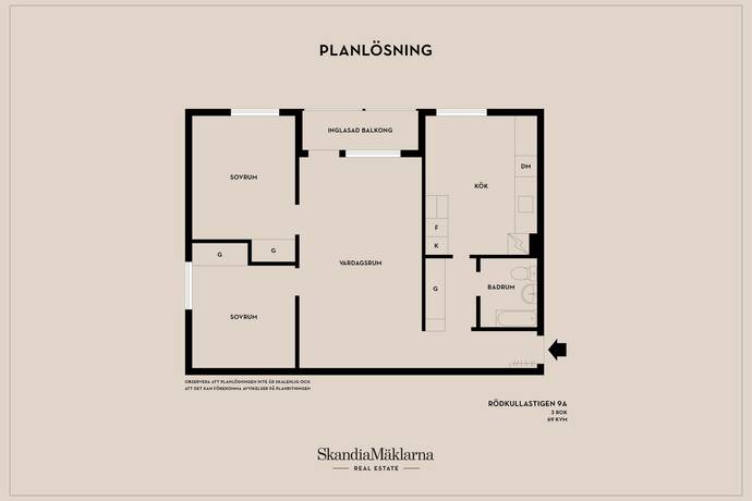 3 rum Lägenhet på Rödkullastigen 9A Malmö kommun - bild 20