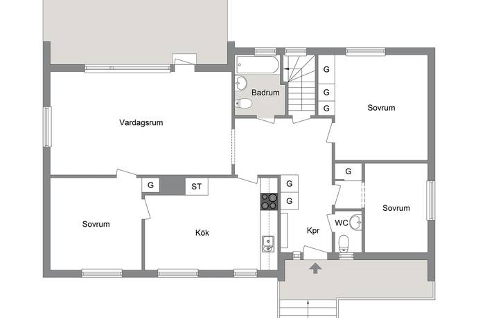 6 rum Villa på Lantmätarvägen 12 Bro - Gamla Bro Upplands-Bro kommun - bild 20